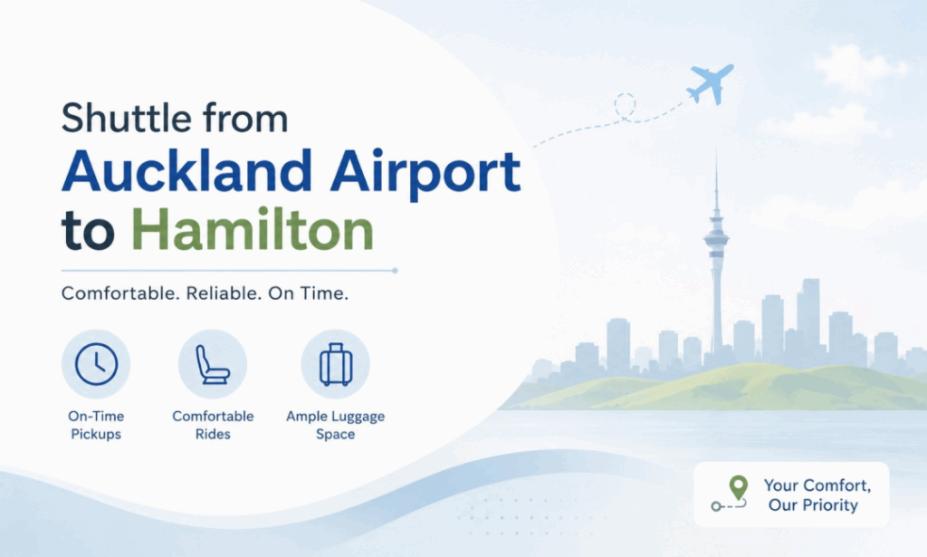 Shuttle from Auckland Airport to Hamilton