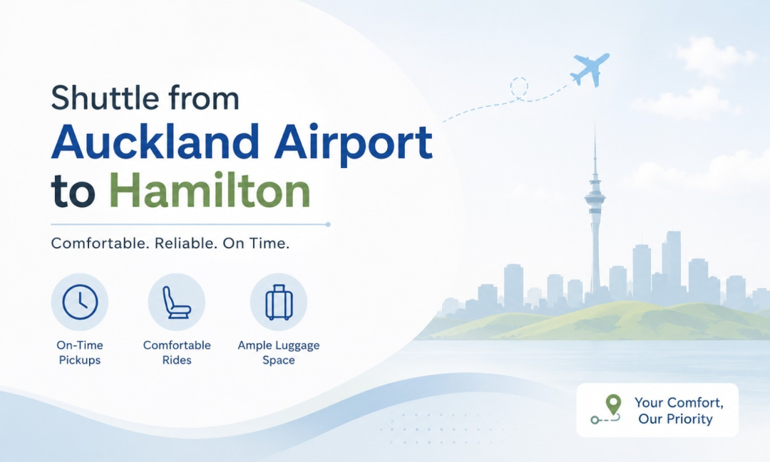 Shuttle from Auckland Airport to Hamilton