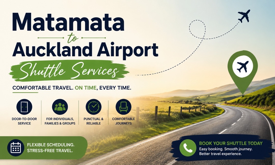 Matamata to Auckland Airport Shuttle Services